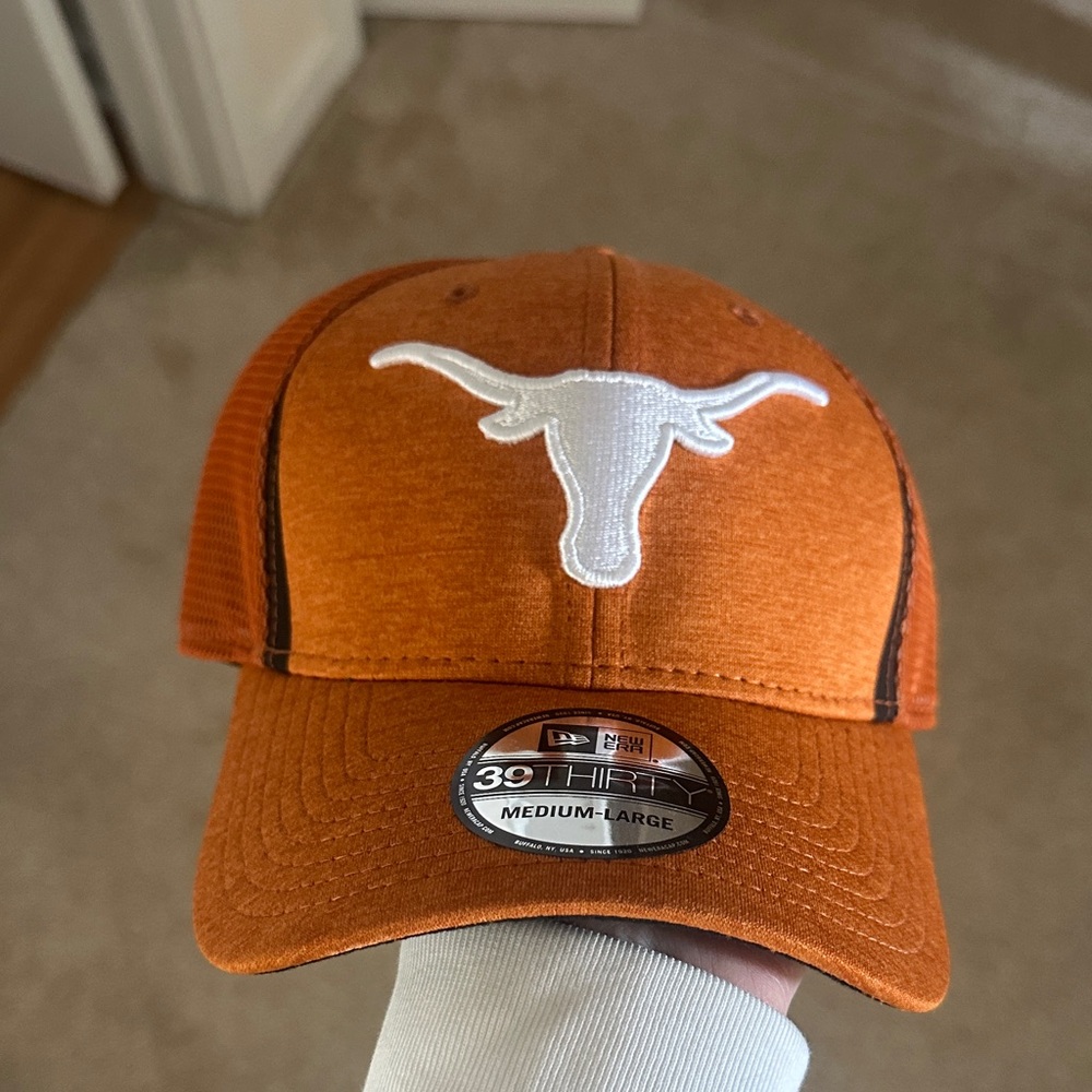 New Era Orange Texas Longhorns Mesh-Back Cap